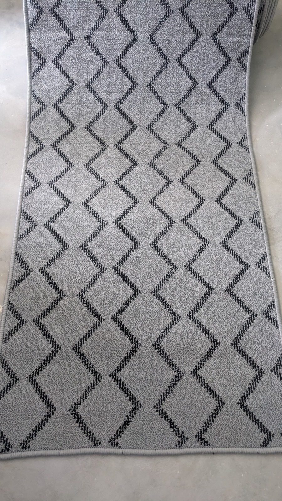 Centre Carpets — Imported textured grey runner